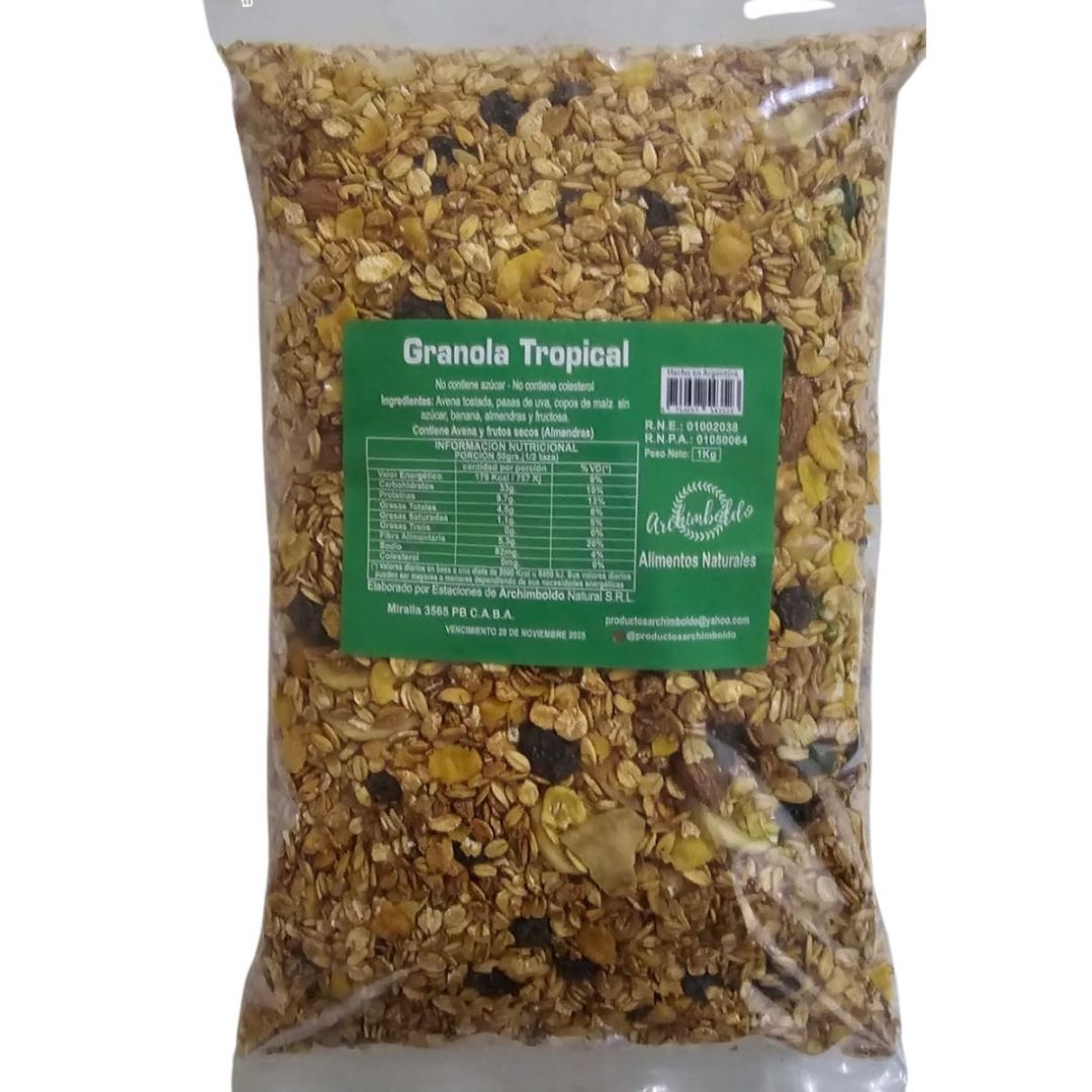GRANOLA TROPICAL ARCHIMBOLDO X 1 KG