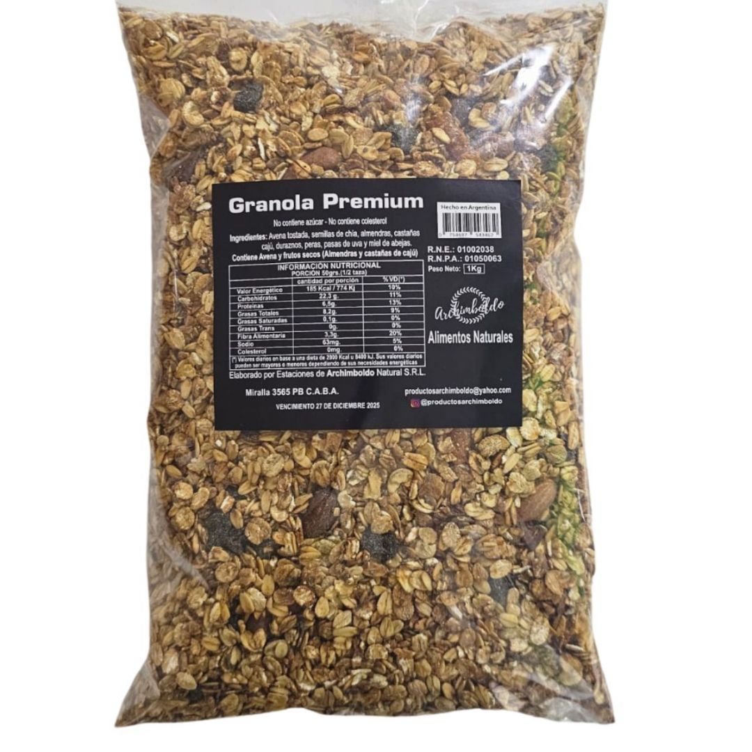 GRANOLA PREMIUM ARCHIMBOLDO X 1 KG