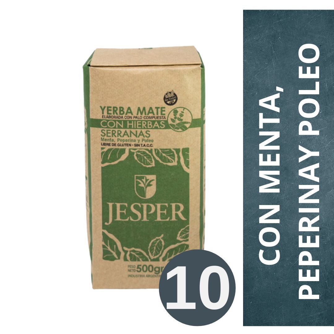 pack-de-yerba-mate-jesper-con-hierbas-10-x-500-gr