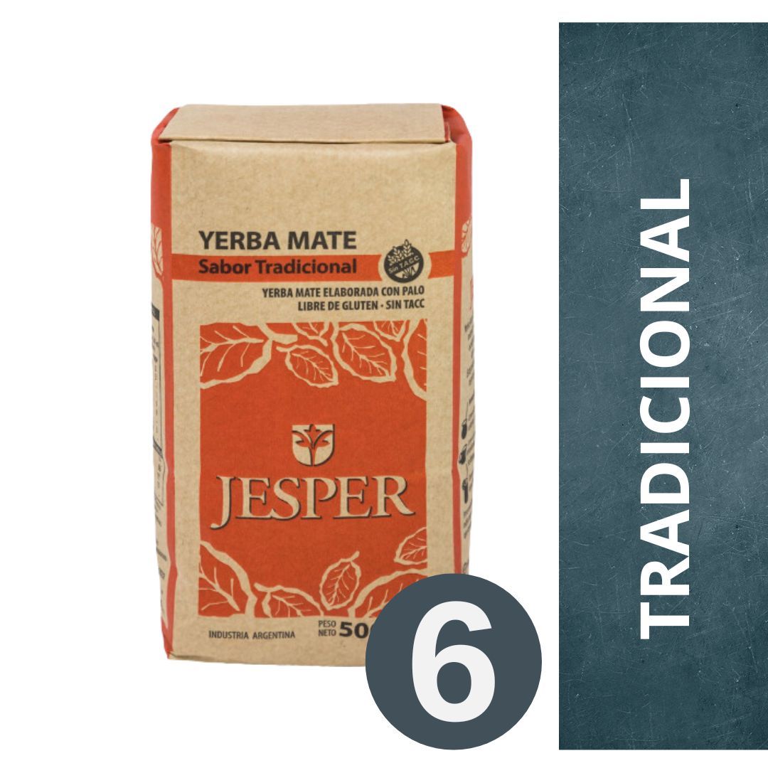 pack-de-yerba-mate-jesper-tradicional-6-x-500-gr