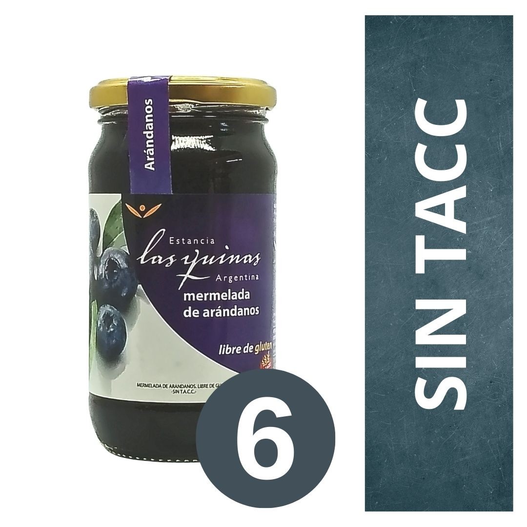pack-de-mermelada-premium-las-quinas-arandanos-6-x-420-gr
