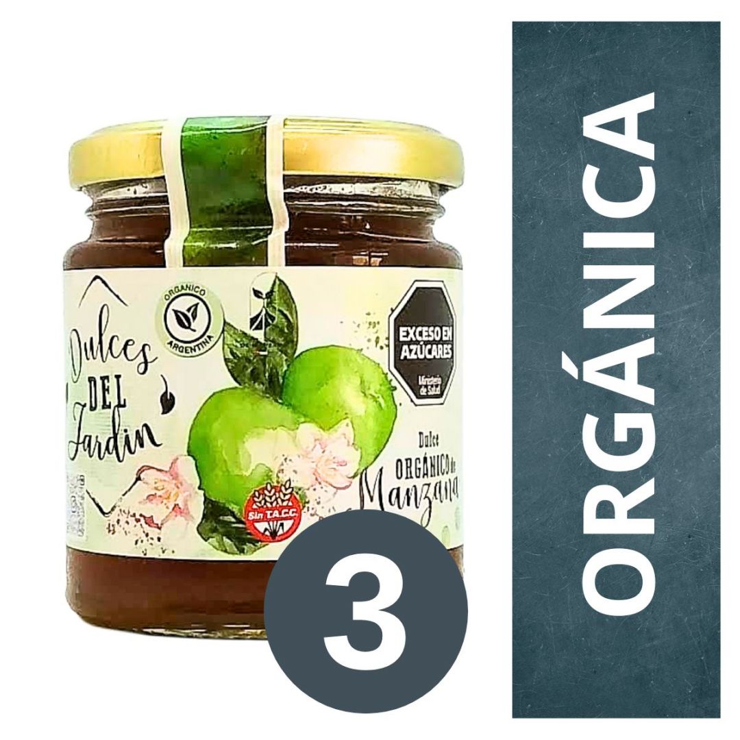 pack-de-mermelada-organica-de-manzana-dulces-del-jardin-3-x-210-gr